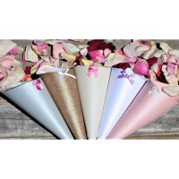 12 Cup Confetti Throwing Cones with Display Stand